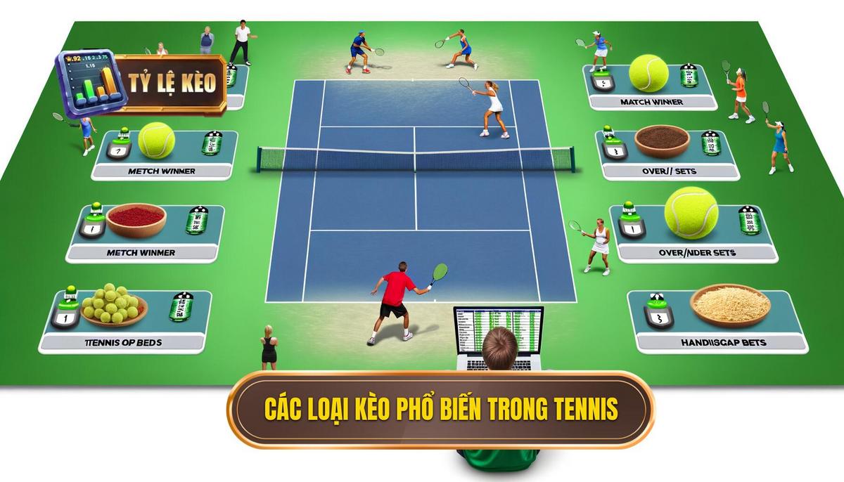  Các loại kèo phổ biến trong Sòi kèo tenis