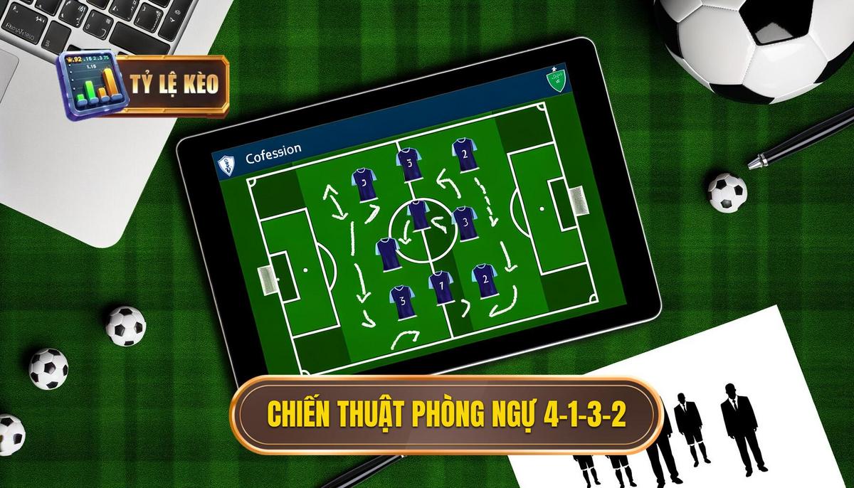 Tổng quan về chiến thuật bóng đá 4-1-3-2 phòng ngự