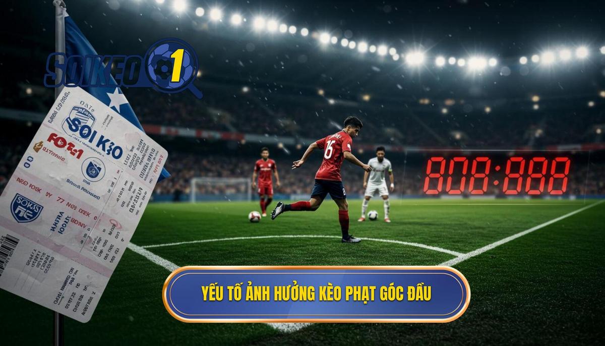 Các Yếu Tố Quyết Định Kết Quả Kèo cược đội nhận quả phạt góc trong 10 phút đầu