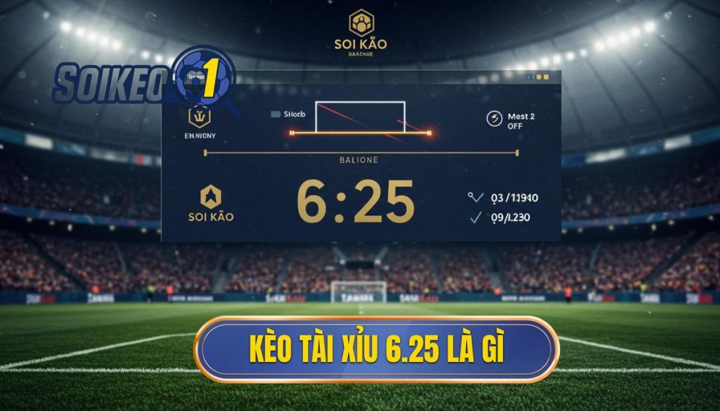 Kèo tài xỉu 6.25 là gì