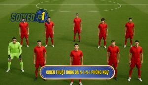 Chiến thuật bóng đá 4-1-4-1 phòng ngự