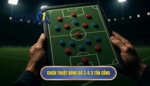 Chiến thuật bóng đá 3-4-3 tấn công