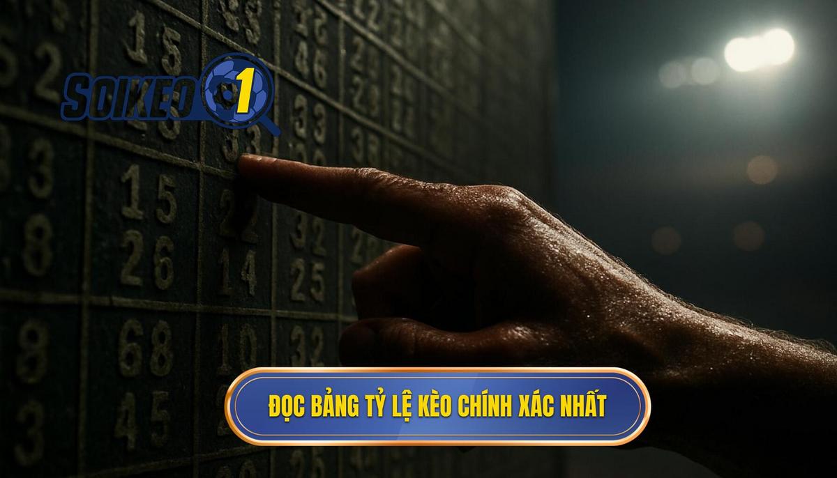Cách đọc bảng tỷ lệ kèo chuẩn xác nhất