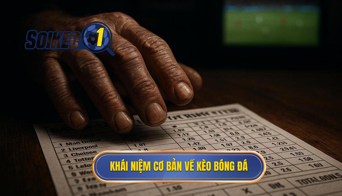 Khái niệm nền tảng về kèo bóng đá cho người mới