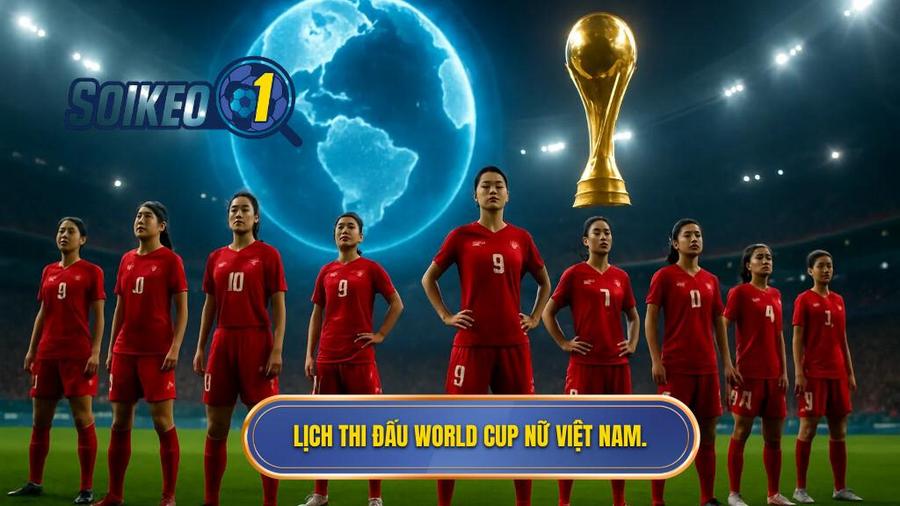 2. Lịch thi đấu World Cup nữ Việt Nam.