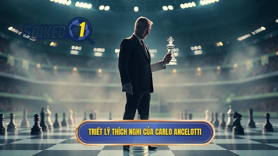 Triết lý cốt lõi trong Chiến thuật Carlo Ancelotti: Sự thích nghi tuyệt đối