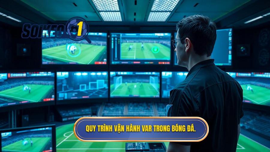 Công nghệ VAR trong bóng đá hoạt động thế nào? Quy trình 3 bước chuẩn