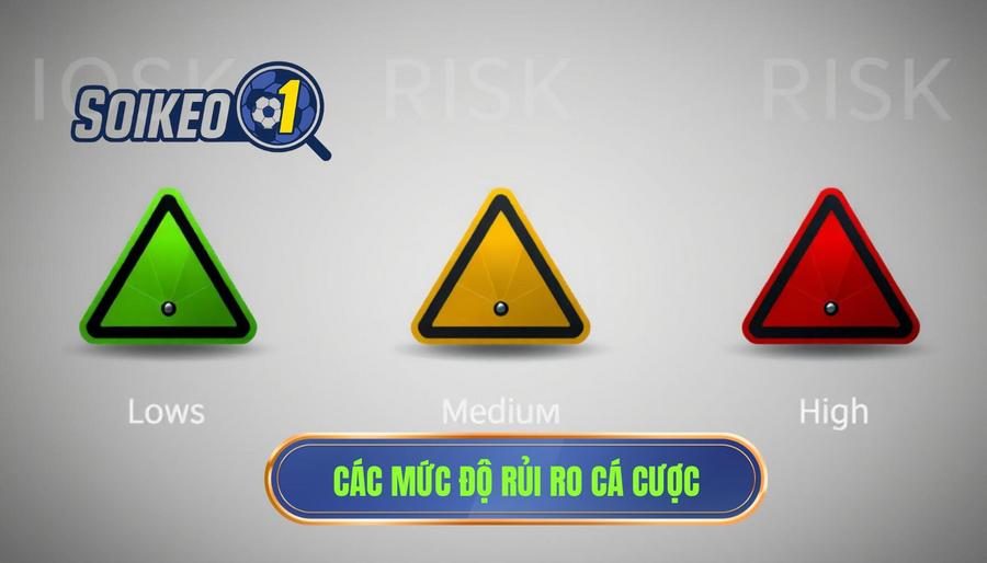Phân loại mức độ rủi ro trong cá cược